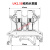 件UK2.5B 3N 5N 6N 10N电压导轨式接线端子排2.5MM平方整盒UK 铜件UK1.5N(100片)