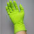乳胶手套5双绿色贴手型女士短款纯胶洗碗清洁防滑防水胶皮防护 10双 L（大号）