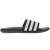 阿迪达斯 （adidas）拖鞋男鞋女鞋2024春季新款三条纹沙滩游泳家居休闲防滑透气板鞋 EG1344 魔术贴一字凉拖 40.5