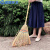 蓝鲸环卫 户外大扫把庭院花园硬毛扫地笤帚【加大加厚一体簸箕】LJHW-9701