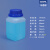 特厚塑料化学试剂瓶500ml毫升克方瓶样品瓶密封取样瓶包装瓶 500ml半透明配蓝外盖+内盖