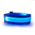 俱威 LED发光手环活动夜跑反光条手环登山健身尼龙夜光晚会活动手环蓝色电池款（一个价） AF-1501A