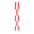 定制定制测绘标杆红白标记标示235米分段伸缩式水利电力工程 5米活节式