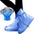 男女版防水层加强雨鞋套升级防雨鞋套 加厚防滑耐磨防尘水鞋套 (防水层)蓝色 S码(店长34-35)