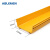 ABLEMEN 光纤槽道 尾纤槽240*100 ABS阻燃塑料线槽 走线架 黄色光纤线槽0.5米