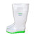 白色雨靴男女中高筒雨鞋厨房食堂防滑套鞋耐磨耐油耐酸碱水鞋 白色绿底短筒 36