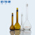 铂特体 容量瓶 加厚玻璃容量瓶高硼硅容量瓶 实验室器皿 实验用容量瓶 棕色 100ml