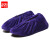 者也（ZYE）加厚绒布鞋套可反复洗防尘鞋罩耐磨防滑底室内地板脚套学生机房鞋套样品房鞋套 深紫色