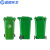 蓝鲸环卫【240L黑色】新国标干湿户外垃圾桶大号升分类塑料加厚商用工业带盖小区环卫垃圾桶