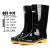 回力 雨鞋防护塑胶雨鞋807高筒中筒防水防滑耐磨水靴 黑色-中筒 43