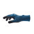 多给力 WG-1857 劳保手套丁腈橡胶手套设备操作仓储运输装配检验通用作业手套 蓝绿色 1副装 L