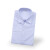 中神盾 DV-128  女式短袖衬衫修身韩版职业商务白领条纹衬衣 白底蓝竖条 (1-9件价格)35码（S）