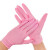 稳斯坦 WST832 一次性丁腈手套 检查劳保清洁手套 粉色50只L码