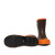安全牌 ZX040 绝缘靴 40kv高压电工电力防触电半筒雨靴 橙棕色 42码