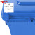 圣极光塑料垃圾桶240L分类款脚踩式室外大号分类垃圾桶可定制G1427蓝色可回收