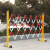 玻璃钢绝缘伸缩管式围栏电力安全施工围挡可移动护栏幼儿园隔离栏 升级款 国标高12*2米长 红