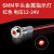 钢米定制 LED金属指示灯6mm带线防水电源信号灯（20个装） 红色平头款 电压220v