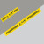 小心台阶地贴安全标识小心地滑标识牌定制加厚磨砂PVCA004 10x120cm顾客止步斜纹面