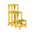 定制适用玻璃钢绝缘高低凳绝缘凳电工梯凳电力高压可移动式双层凳三层平台 三层 高1m*90*50