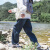 维伦凯E2023装新品男牛仔裤美式复古水洗直筒裤百搭纯色学生韩版长裤 浅蓝色 M
