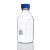 透明棕色蓝盖试剂瓶实验室丝口瓶螺口玻璃带刻度样品瓶定制 双孔瓶盖