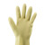 海斯迪克 HK-5178 胶皮清洁手套 乳胶橡胶耐用耐磨光里手套双色 洗碗防水保洁工作劳保手套 深绿M码（5双）