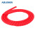 ABLEMEN 阻燃电线电缆螺旋缠绕管 线缆装饰防冻保护绕套管红色 内径10mm 长10米