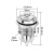 蓝波 12mm防水金属按钮开关电源带灯符号 环形灯复位式小型圆形微型 平面符号灯绿光5-24V复位