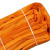 稳斯坦 WST863 搬运吊装捆绑带拖车救援绳 环形橙色10吨4米 起重柔性穿丝吊车行吊带