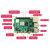 RASPBERRY PI 树莓派4B 8GB主板 树莓派4 ARM开发板 Python编程