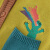 齐齐熊（ciciibear）男童针织开衫春秋款2023新款儿童毛衣开衫宝宝外套秋装女童 青绿色 73cm