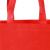 蓓尔蓝BQ46 无纺布袋广告袋立体手提袋 宝蓝色竖款41*35*12cm（10个）