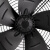 迪万奈特 散热电风扇方形外转子轴流风机YWF-2E-250高速散热/耐油污通风机220V黑色100W