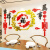 福字客厅餐厅新年装饰亚克力3d立体墙贴中国风电视背景墙装饰贴画 A款加框一 小
