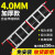铝合金伸缩直梯子工程户外单梯折叠抽拉爬梯室外升降8米楼梯 m厚6米伸缩直梯(可伸到5.5米