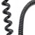 穗之语弹簧线电缆螺旋线2x0.75平方3x2.5平方黑色伸缩螺旋电源线 3x0.75平 7.5米