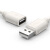 秋叶原（CHOSEAL） 高速2.0白色USB延长线 A/M-A/F公对母电脑周边线材精炼铜导体传输 白色USB2.0公对母数据线QS5305 3米