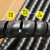 举山 螺旋缠绕管 ZRC45 内径45mm 黑色 1米 PP材质 加厚线缆保护套管