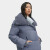 UGG女士Patricia Sherpa冬季短款羊羔绒防风保暖羽绒棉服 Cyclone紫色 XXS