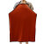厚创 黑红复合工业围腰裙 皮革防水防油PU加厚长款耐酸碱110*80cm 黑红复合围裙