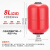 定制自吸泵压力罐全自动增压泵1L2L5L19L24L气压罐储气罐水泵气包 8L立式红色1寸外丝32mm