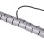 冰禹 BY-7554  网线整理线束线管 PE理线器包线管（多拍不截断）黑色10MM 1米