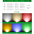 龙代（longdai）LED喷泉射灯 公园广场水下喷泉灯鱼缸水池不锈钢水底灯LX 低压24V-9W 暖光款（不含电源）