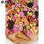 欧贤禾蝴蝶型饼干马卡龙奥利粒粒脆烘焙蛋糕装饰品配件生日摆件  220克混装大爱心 樱花