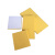 打磨机底板砂光机垫加厚型橡胶垫子海绵底板自粘型泡沫垫黄色塑料 20个黄色四孔长底板19*9.5