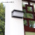 太阳能户外壁灯现代简约防水室外墙灯创意感应过道阳台 铝材太阳能壁灯小号黑色白光+人
