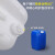 带内盖塑料小方桶密封扁桶耐酸碱化工桶加厚实验室废液桶专用收集 5L白色-(加厚耐酸碱)