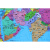 2022世界地图挂图 竖版 1.4米X1米 新竖版挂图无拼接挂绳挂图 世界知识地图精装商务政务写字楼办公用防水覆膜高清