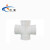 米星（MSTAR）PVC排水管件 十字等径异径四通 加厚平面PVC四通 白色 160（1个装）