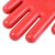 优导仕 高压带电作业绝缘手套 橡胶手套 工作电工电力 绝缘手套 25KV 红色 均码